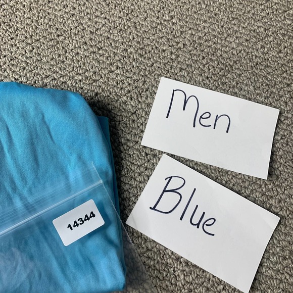 Trunks Surf & Swim Co. Mens Rash Guard Top Size Medium Blue Short Sleeve UPF 20+ - Picture 12 of 12